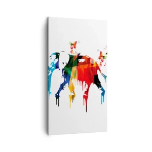 Obraz na plátne - Tancovať môže každý - 45x80 cm