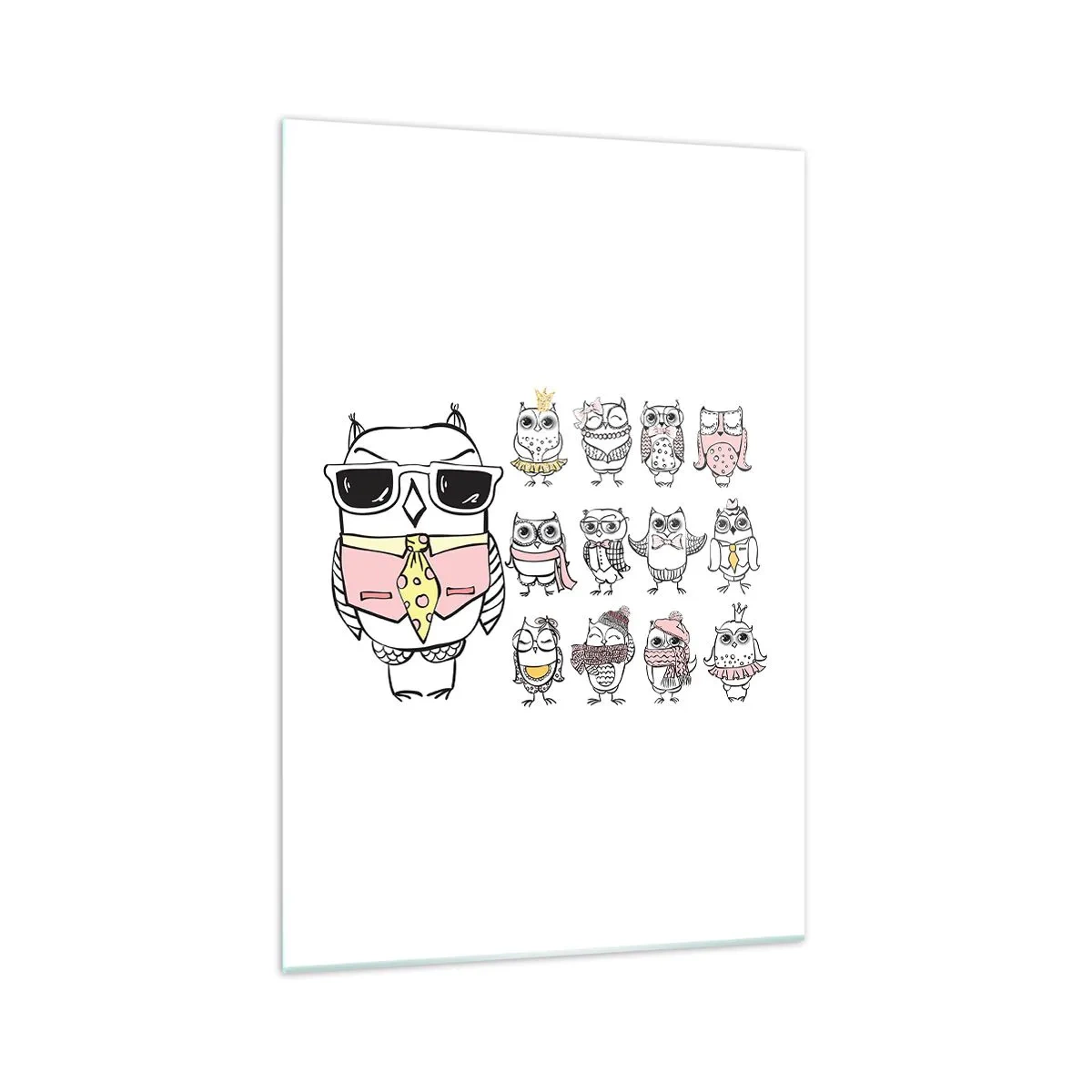 Obraz na skle - Toľko rolí na hranie - 70x100 cm