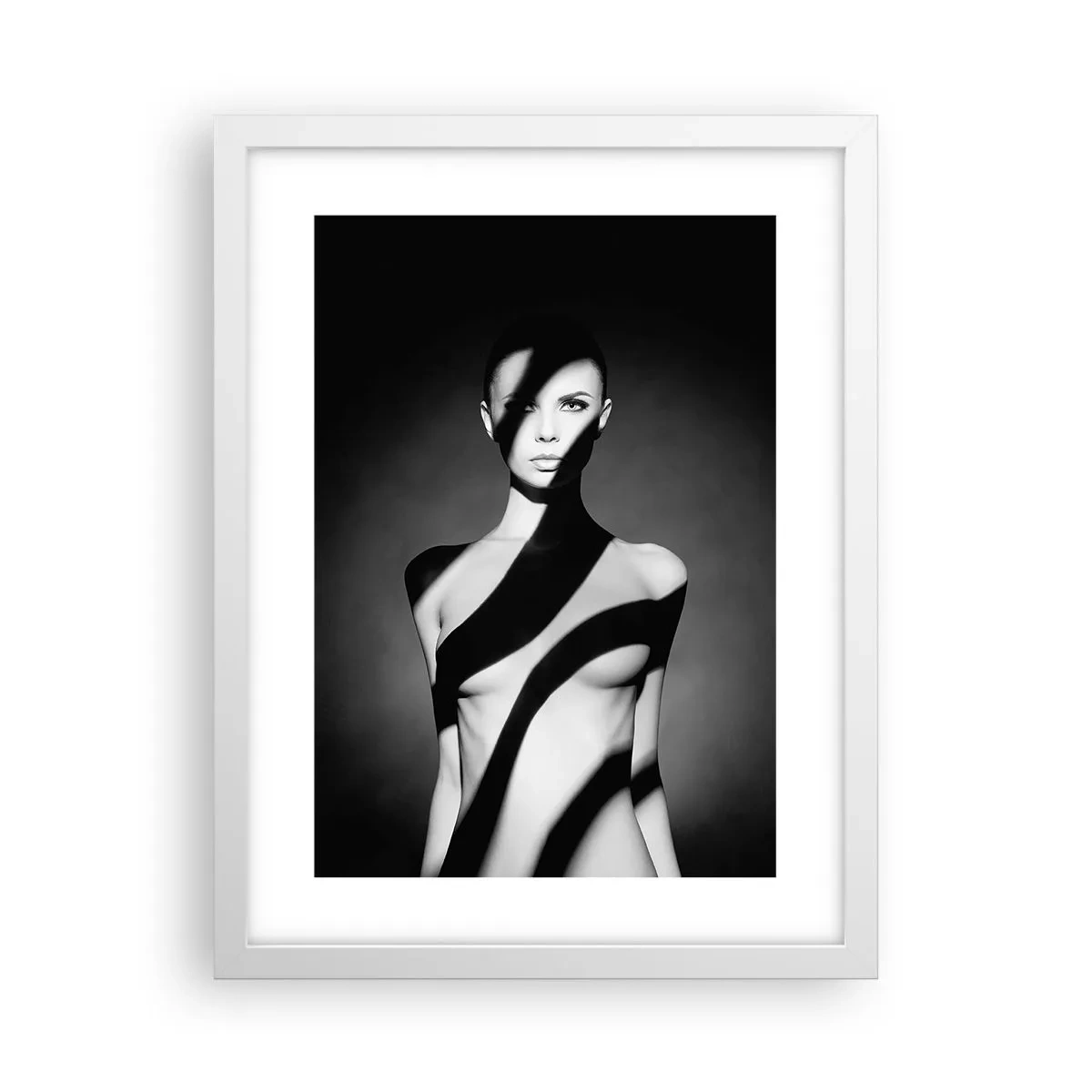 Plagát v bielom ráme - V septembri aj v tieni - 30x40 cm