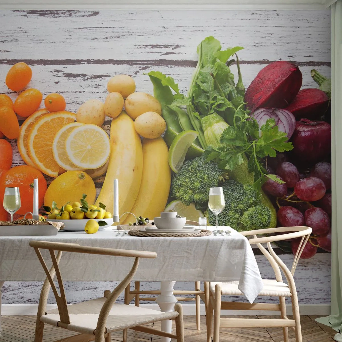 Fototapeta Premium Canvas - To nestačí? - Gastronómia, Ovocie, Zelenina - 250x175 cm