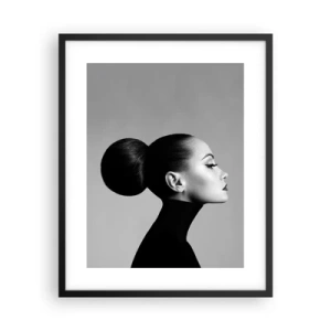 Plagát v čiernom ráme - Moderná Nefertiti - 40x50 cm