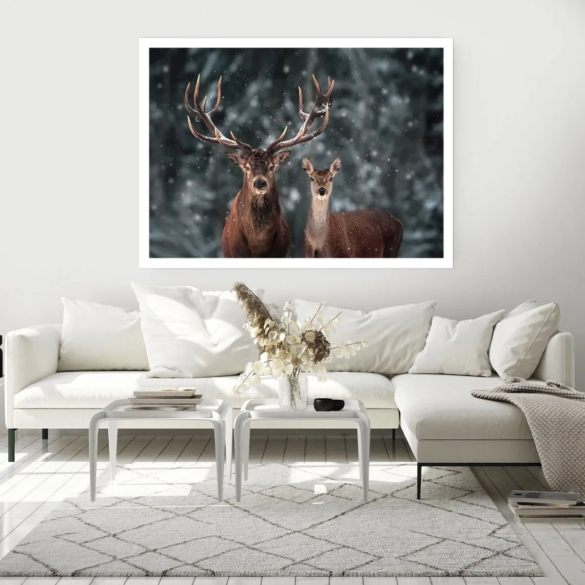 Plagát - Pán lesa so svojou ženou - 70x50 cm