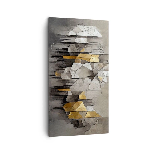Obraz na plátne - Kompozícia z ľadu a svetla - 45x80 cm