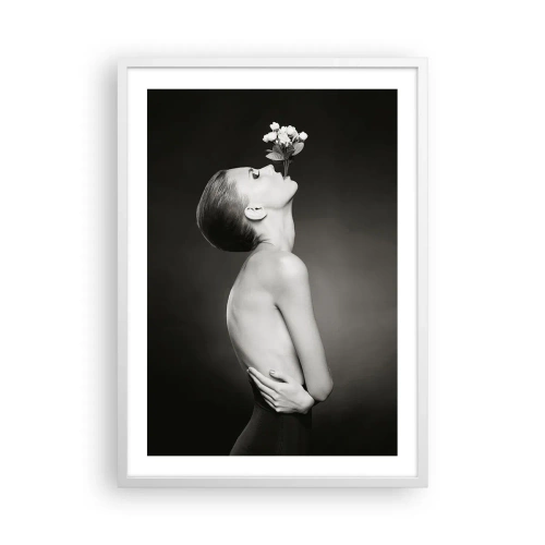 Plagát v bielom ráme - Excentrická elegancia - 50x70 cm