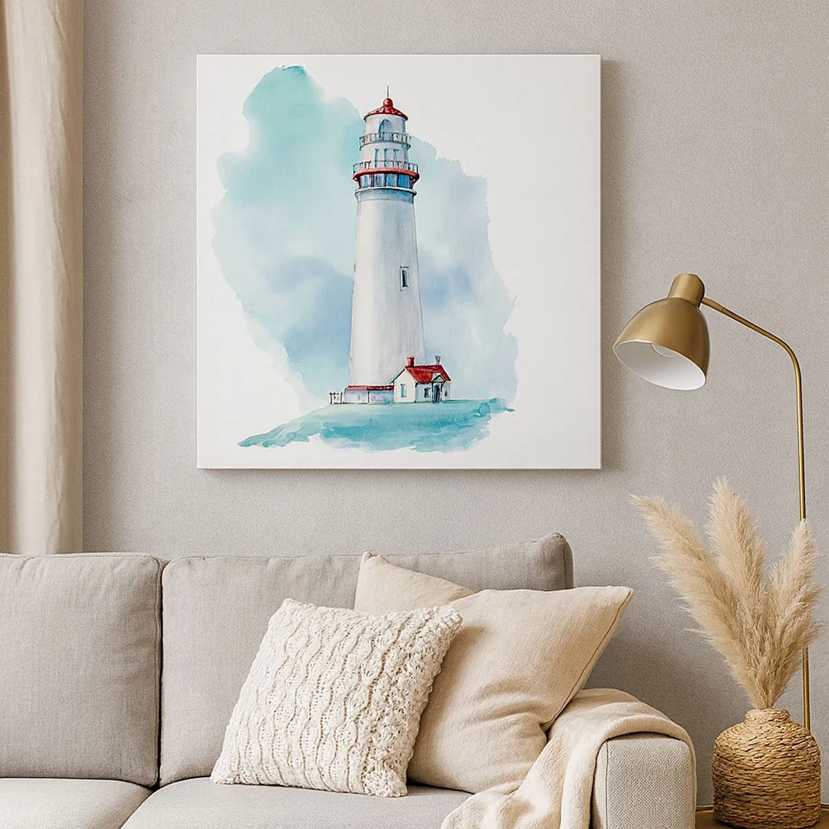 Obraz na plátne - Nežná sestra blankytu - 30x30 cm