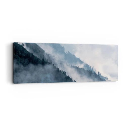 Obraz na plátne - Horská mystika - 90x30 cm