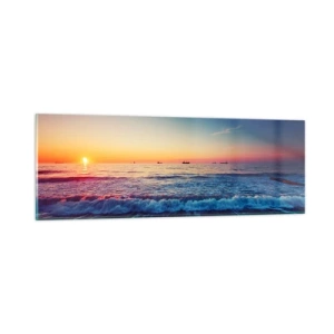 Obraz na skle - Čo je za obzorom? - 90x30 cm
