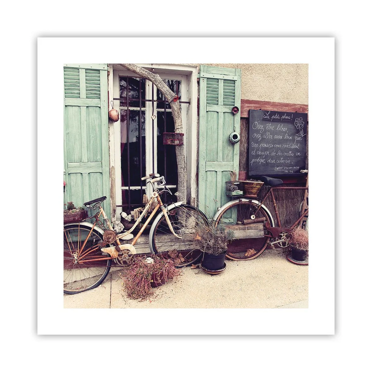 Plagát - Nech žije provincia - 40x40 cm