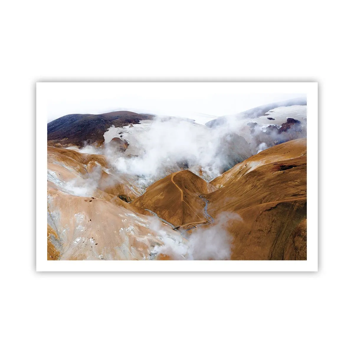 Plagát - Drsná krása Islandu - 91x61 cm