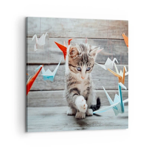 Obraz na plátne - Prvá lekcia - 60x60 cm