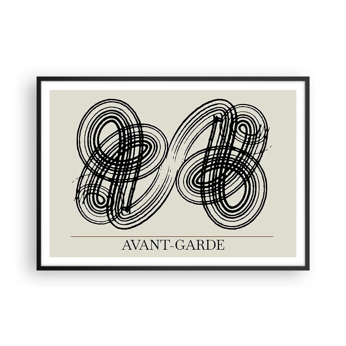 Plagát v čiernom ráme - Vyšlo to spontánne - 100x70 cm