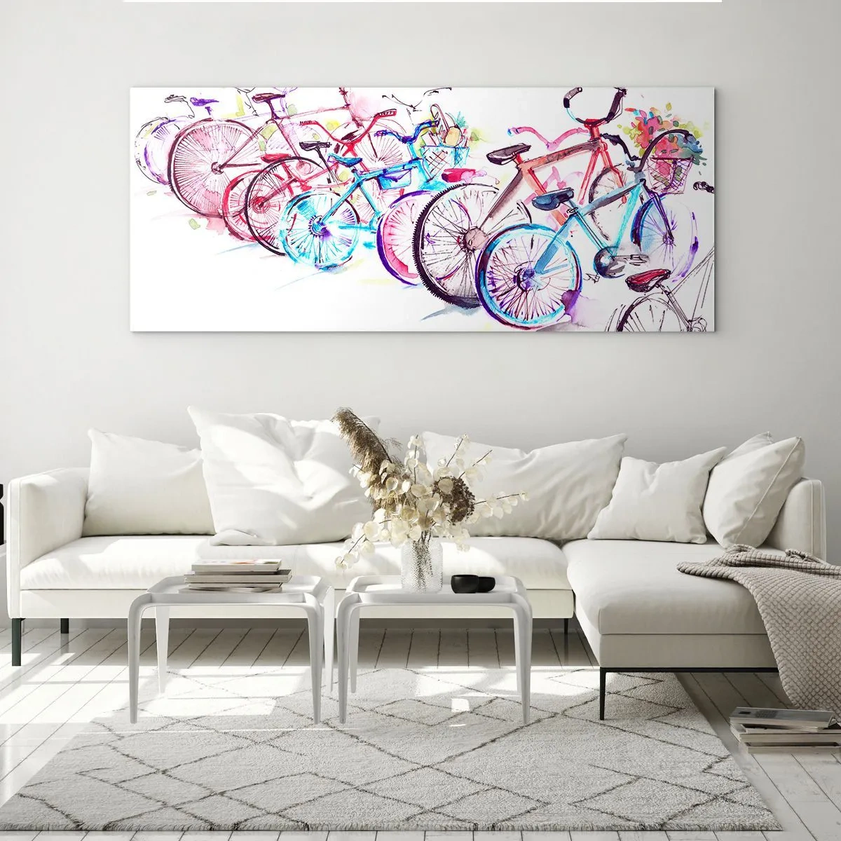 Obraz na skle - Zjazd Antimoto klubu - 140x50 cm