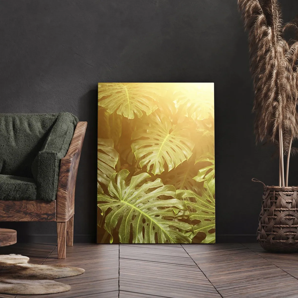 Obraz na plátne - Vstúpiť do zelene… - 50x70 cm