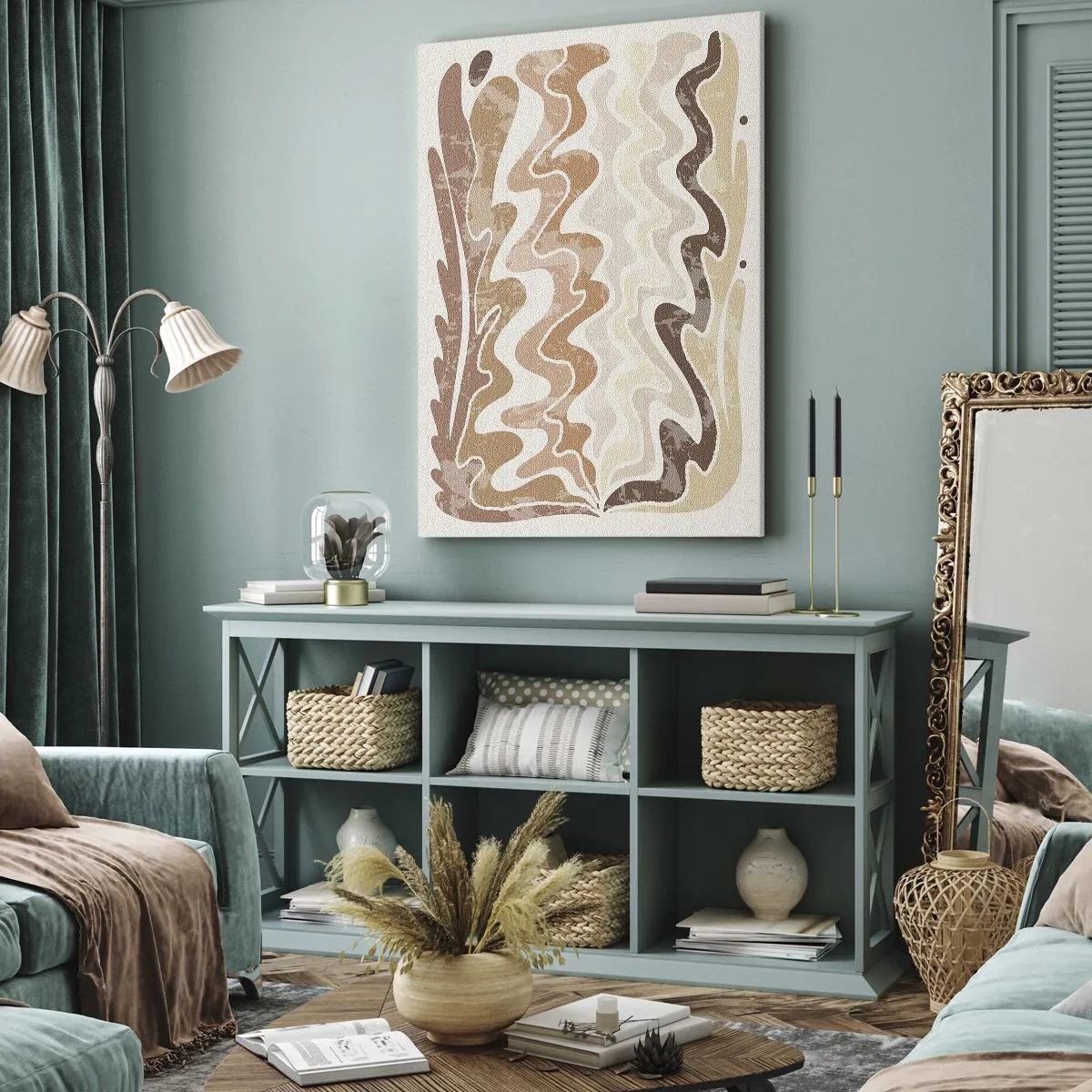 Obraz na plátne - Dobrá energia – dobré emócie - 55x100 cm