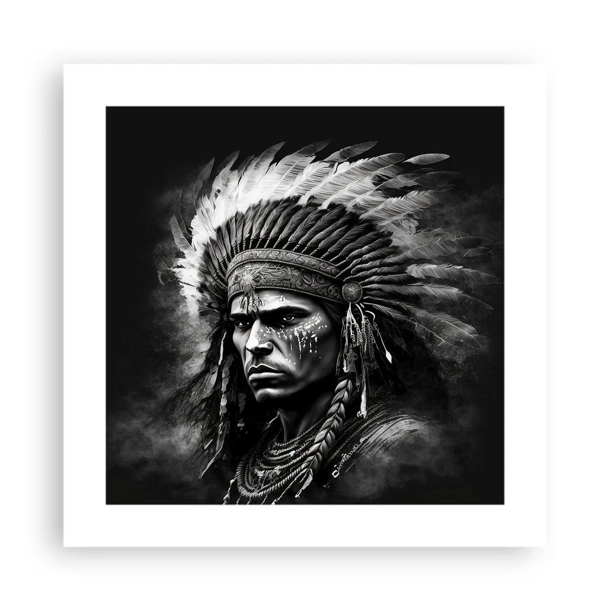 Plagát - Vodca a bojovník - 40x40 cm