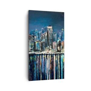 Obraz na plátne - Kaskáda svetiel - 45x80 cm