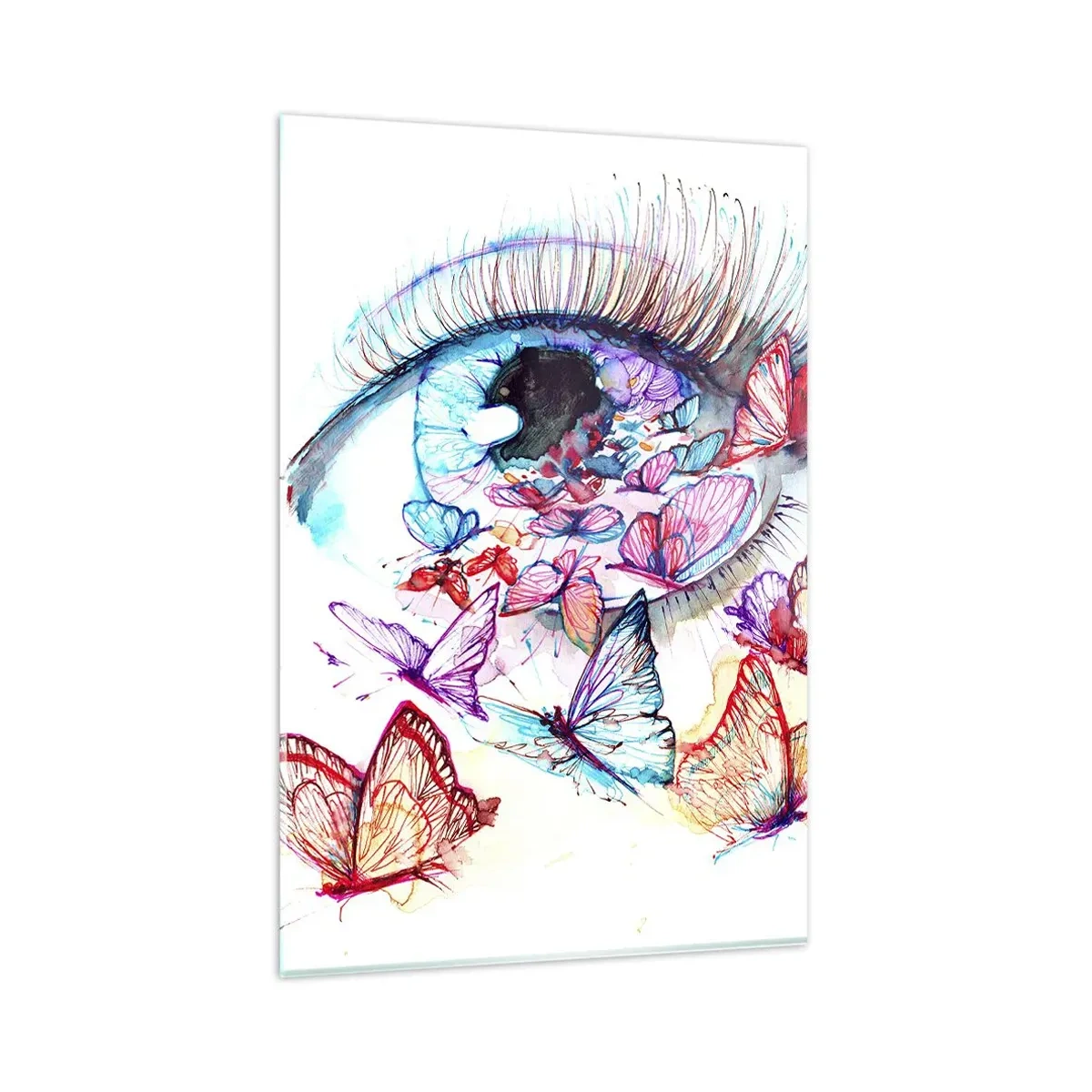 Obraz na skle - Rozprávkové kúzlo očí - 80x120 cm