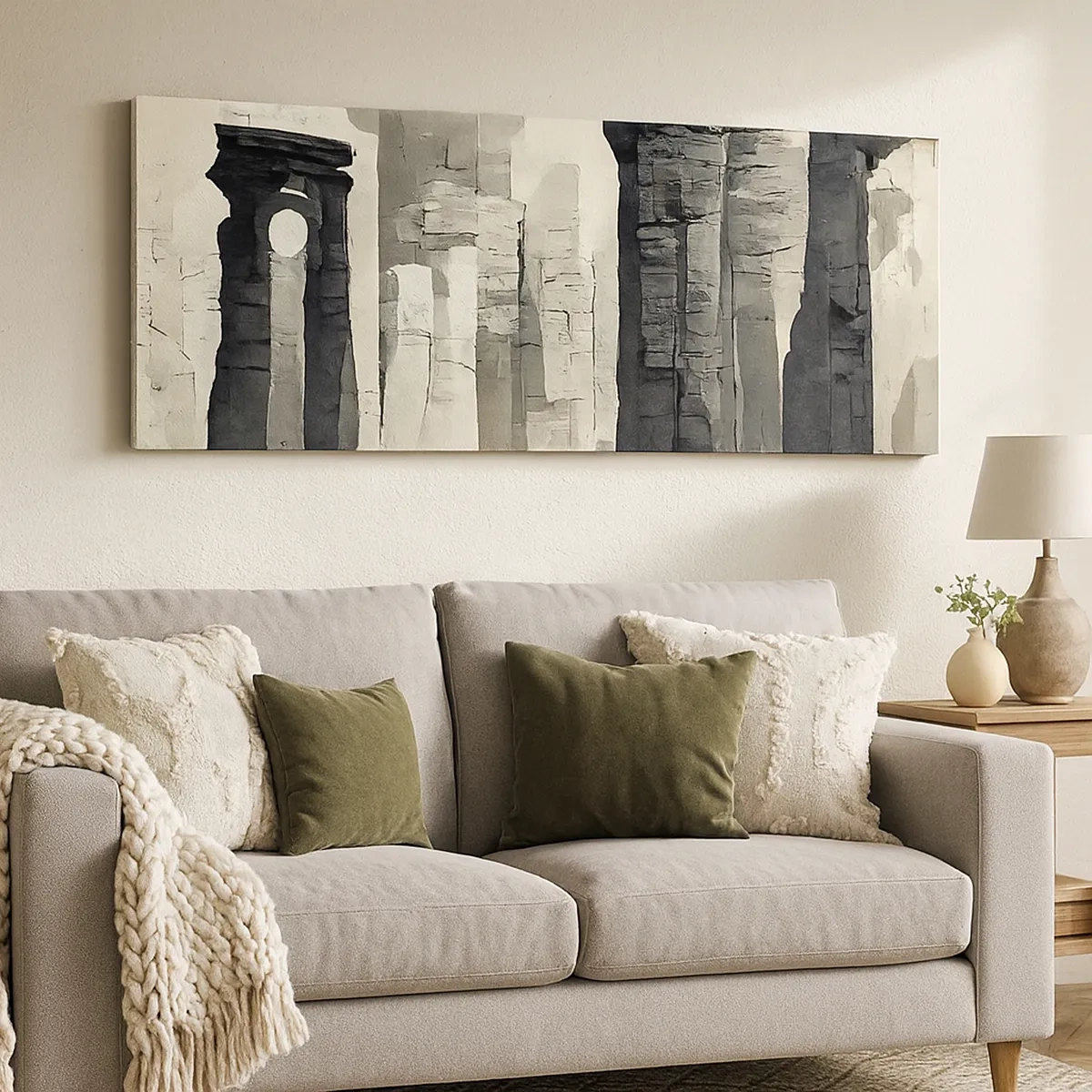 Obraz na plátne - Majestátnosť starožitnosti - 30x30 cm