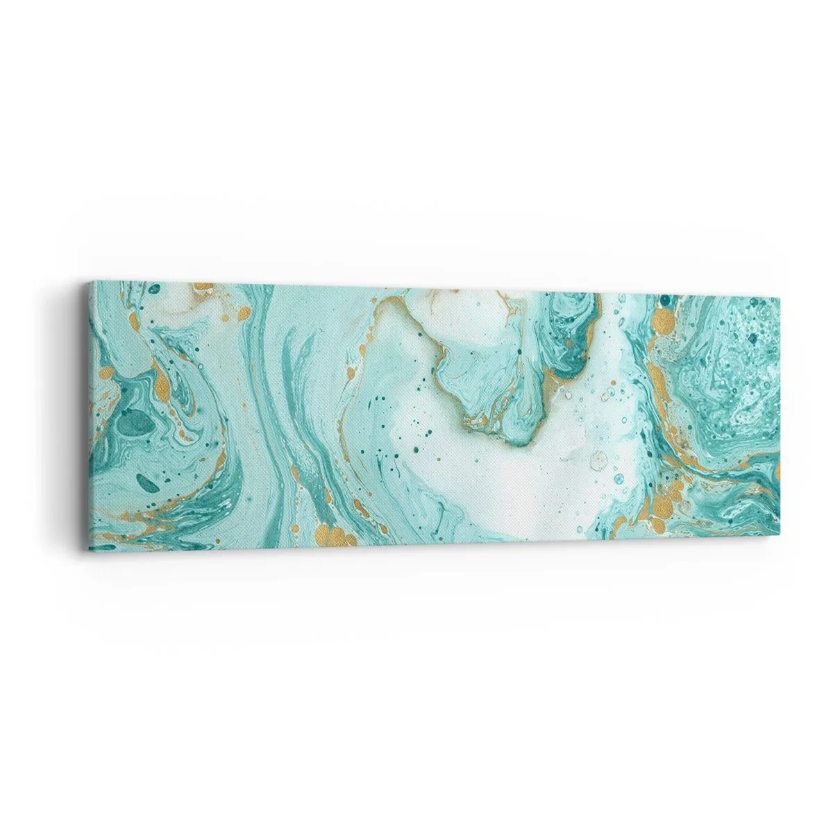 Obraz na plátne - Pod veľkou vlnou z epochy Edo - 90x30 cm