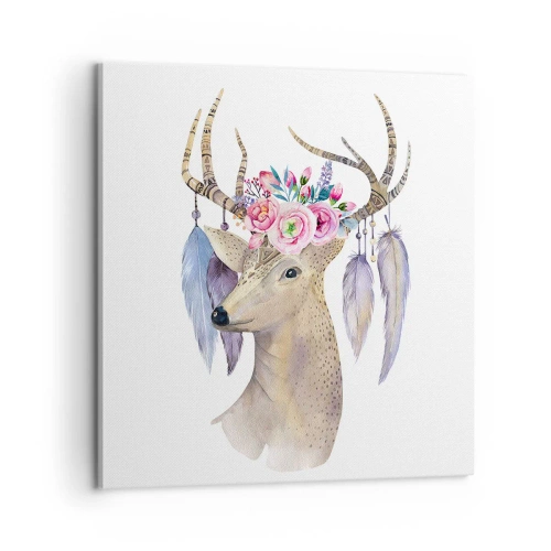 Obraz na plátne - Sprievodca duše - jemný, nevinný - 60x60 cm