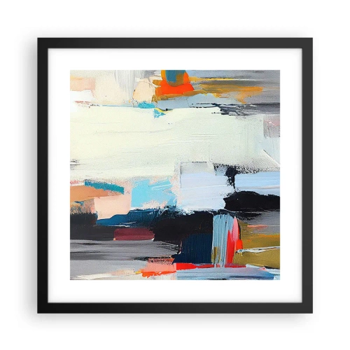 Plagát v čiernom ráme - Nejaký spôsob? - 40x40 cm