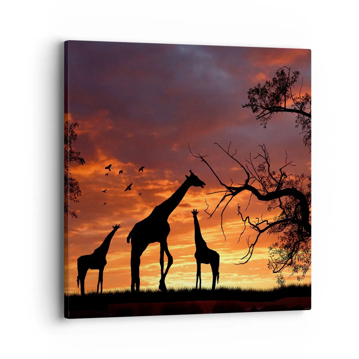 Obraz na plátne - Malá večera v kruhu najbližších - 40x40 cm