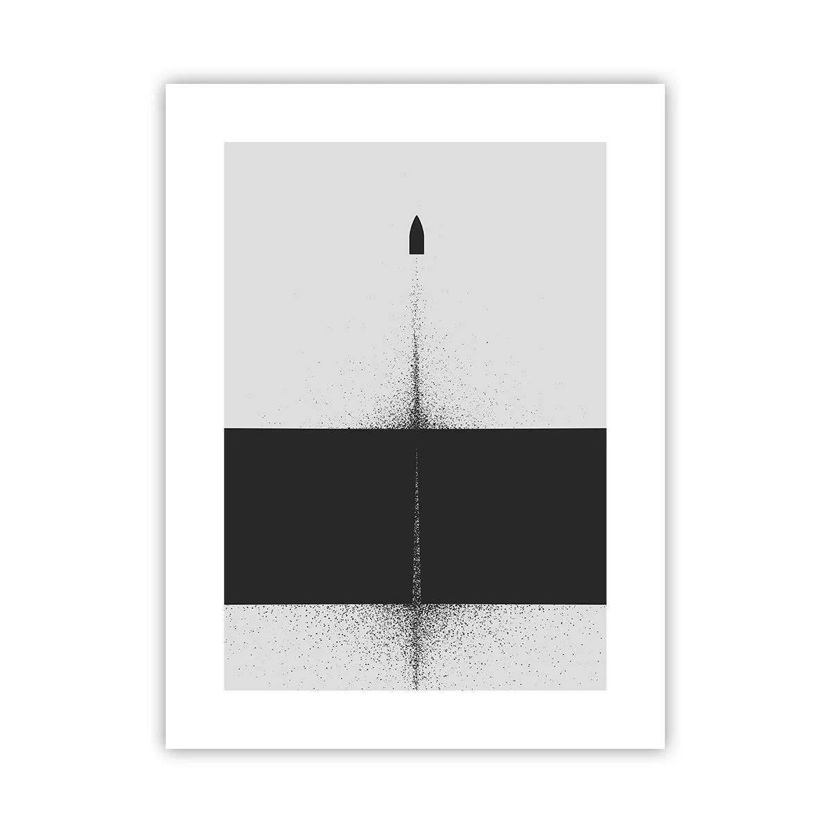 Plagát - Priamo k cieľu - 30x40 cm