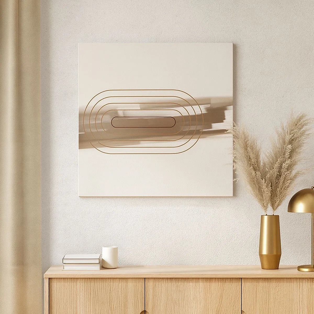 Obraz na plátne - Závan šedej - 30x30 cm