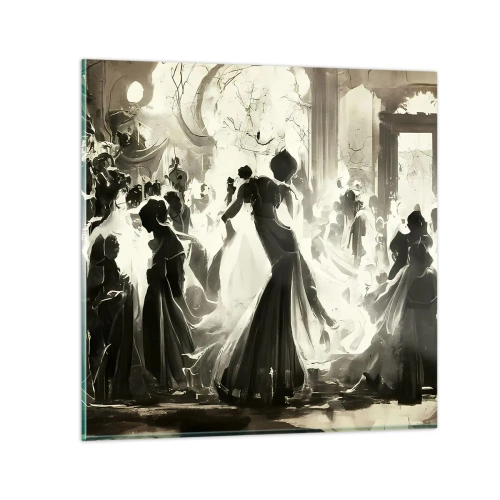 Obraz na skle - Veľká maškaráda - 70x70 cm