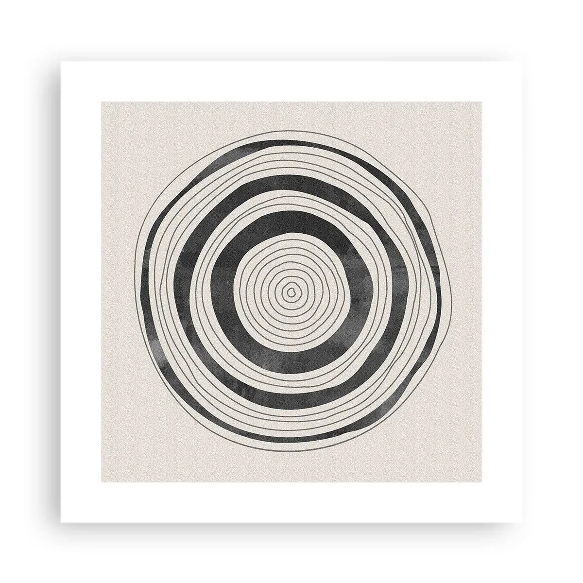 Plagát - Dôležité je to, čo je uprostred - 40x40 cm