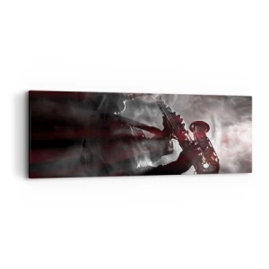 Obraz na plátne - V oparoch jazzu - 90x30 cm