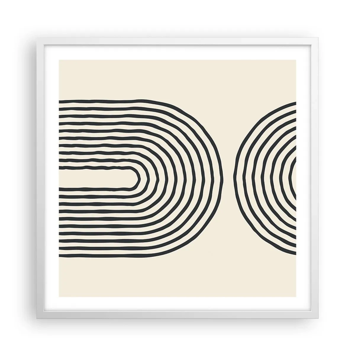 Plagát v bielom ráme - Už čoskoro… - 60x60 cm