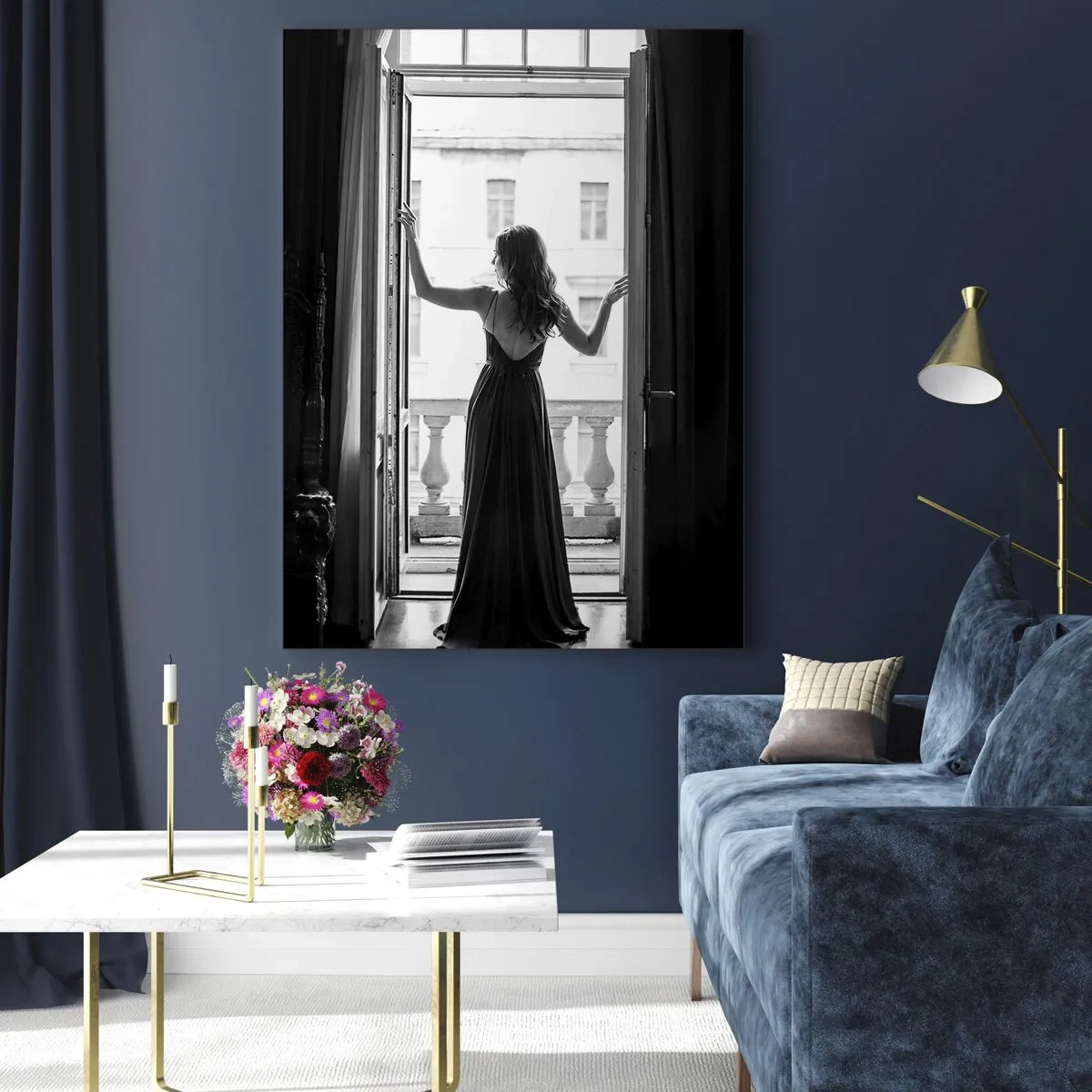 Obraz na skle - Vo veľkom štýle - 80x120 cm