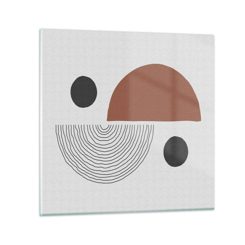 Obraz na skle - Dokonalosť kruhu - 60x60 cm