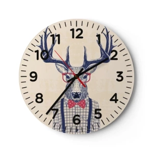 Nástenné hodiny - Zábavná extravagancia - 30x30 cm