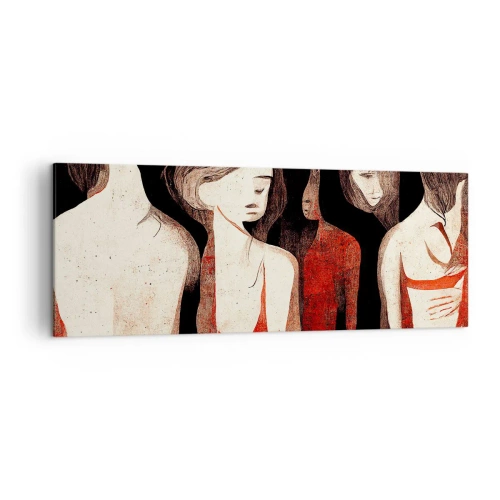 Obraz na plátne - Madony z temnoty - 140x50 cm