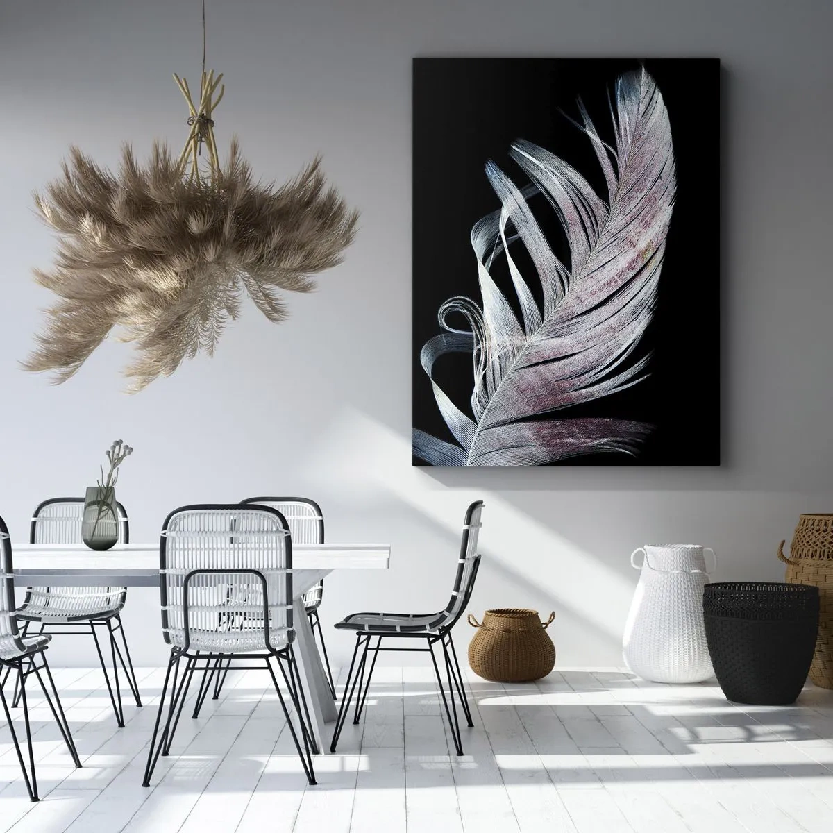 Obraz na plátne - Premýšľajte o dotyku - 45x80 cm