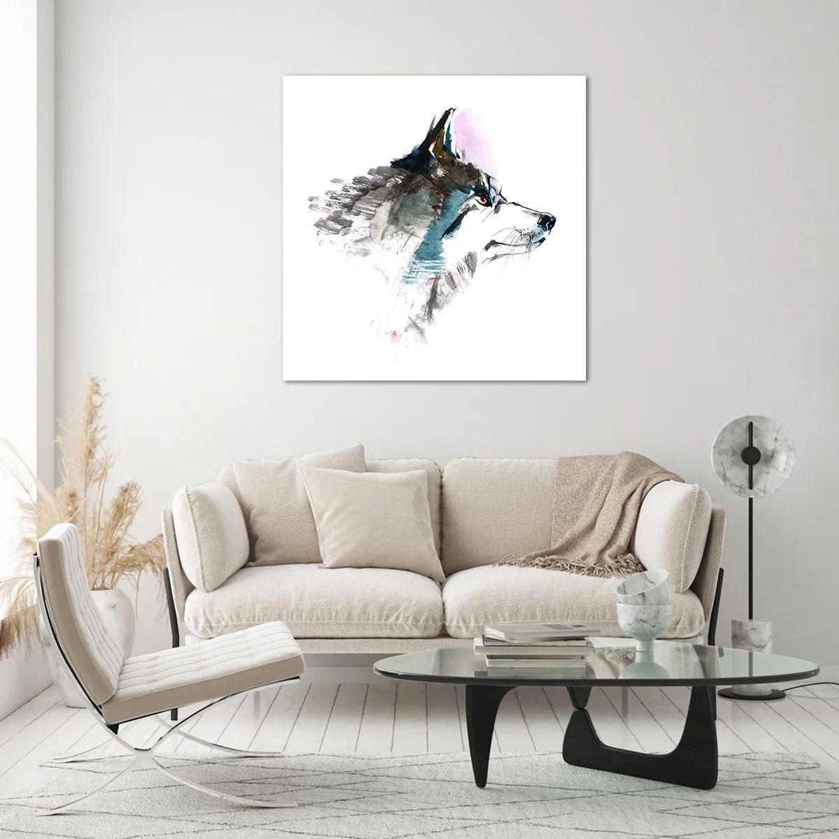 Obraz na skle - My o vlku - 40x40 cm