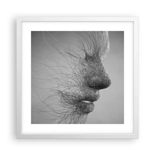 Plagát v bielom ráme - Duch vetra - 40x40 cm