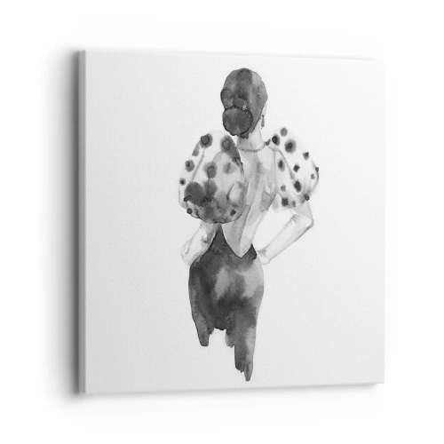 Obraz na plátne - Prešla hneď vedľa - 30x30 cm