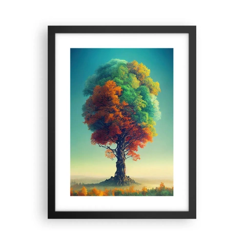 Plagát v čiernom ráme - Dub – otec prírody - 30x40 cm