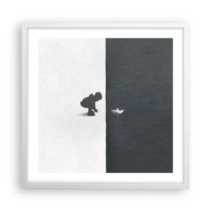 Plagát v bielom ráme - Veľká výprava - 50x50 cm