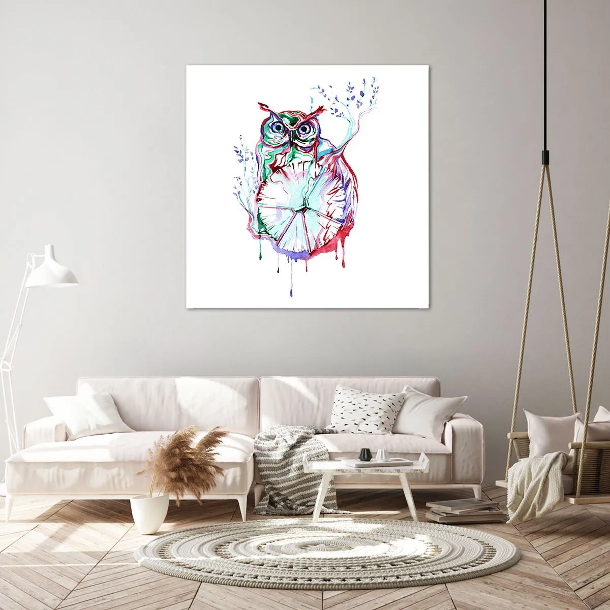 Obraz na plátne - Múdra od prírody - 40x40 cm