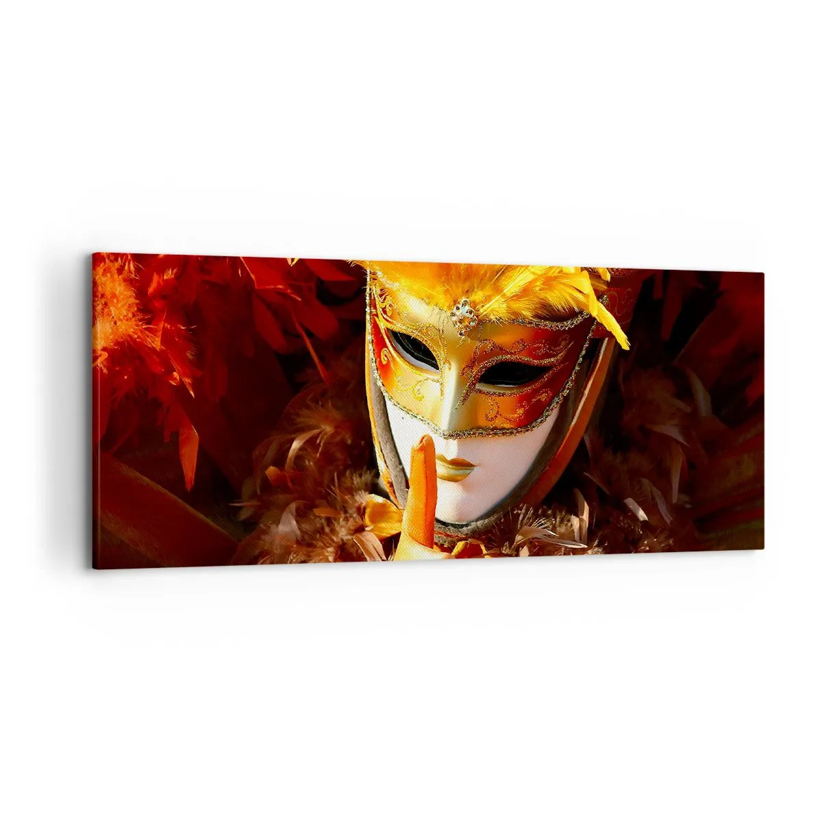 Obraz na plátne - Tajomstvo je časťou hry - 120x50 cm