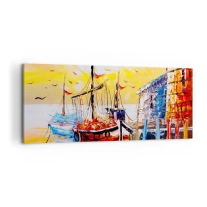Obraz na plátne - Šťastný návrat - 100x40 cm
