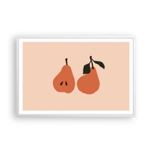 Plagát v bielom ráme - Číra sladkosť - 91x61 cm