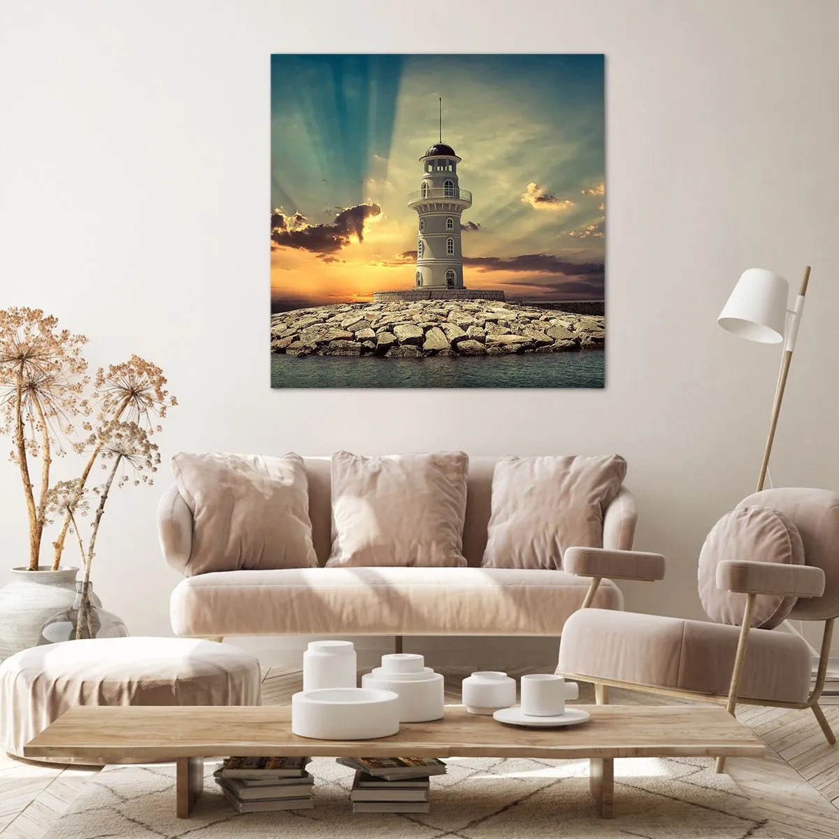 Obraz na plátne - Svetlo - Dobro - Krása - 40x40 cm