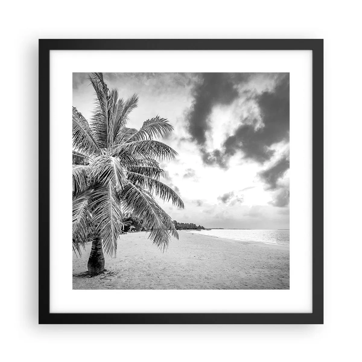 Plagát v čiernom ráme - Keď túžiš po samote…. - 40x40 cm