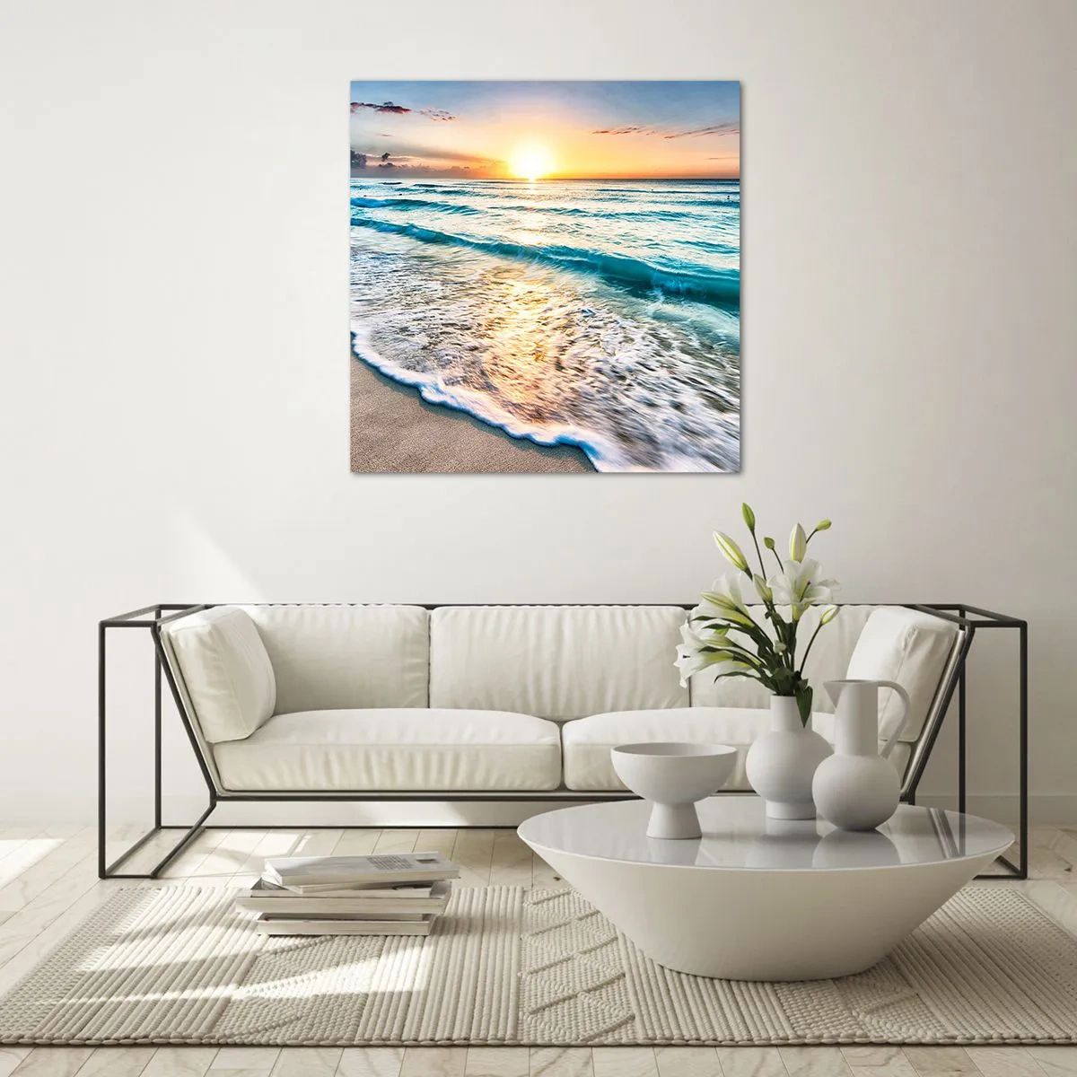 Obraz na skle - Výhľad, ktorý stojí za to - 60x60 cm