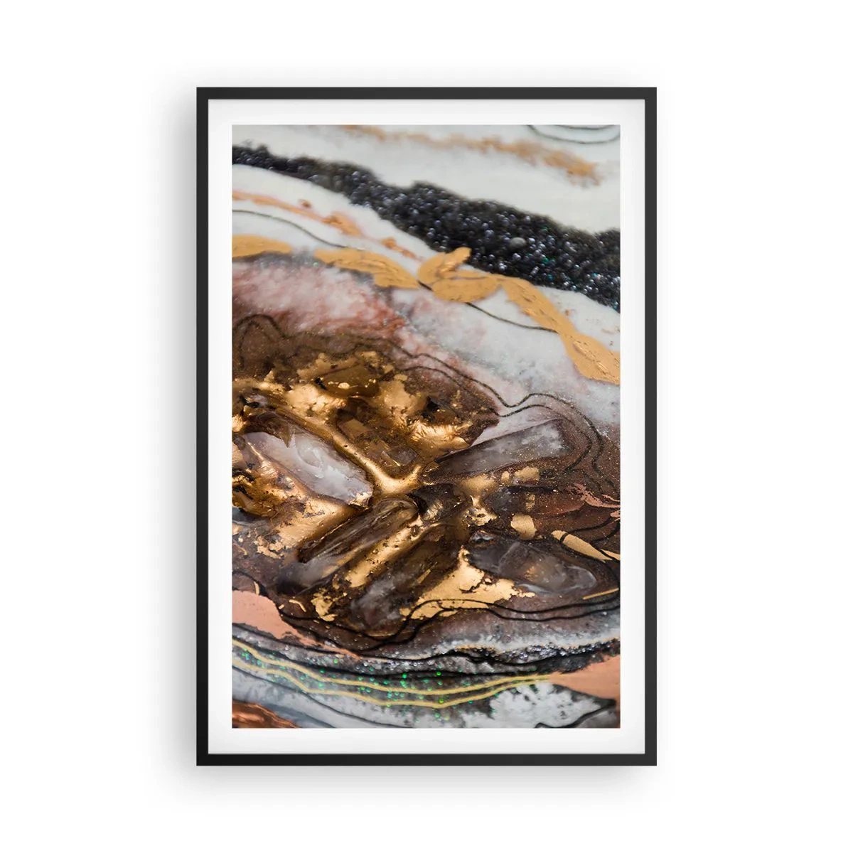 Plagát v čiernom ráme - Prvok krajiny - 61x91 cm